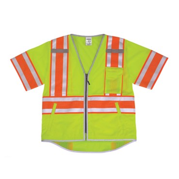 Kishigo 1573 Premium Brilliant Series Ultimate Reflective Class 3 Vest [Lime]