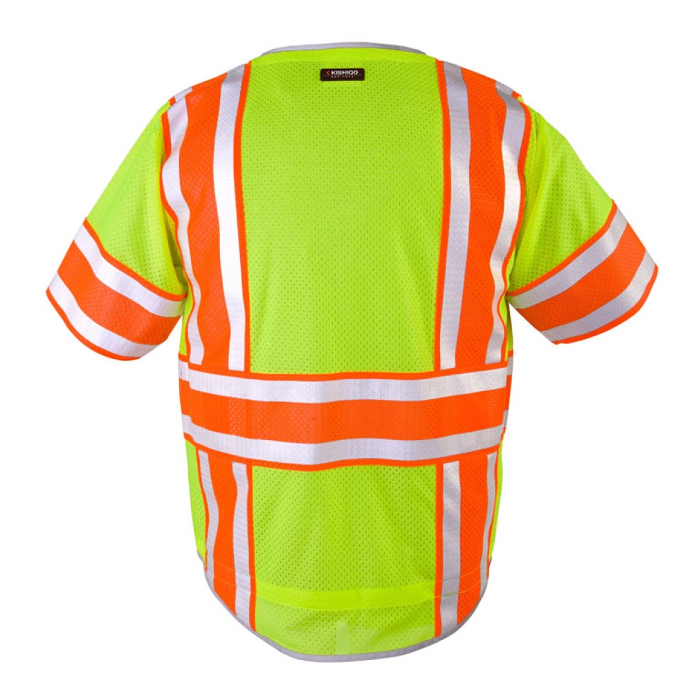 Kishigo 1573 Premium Brilliant Series Ultimate Reflective Class 3 Vest [Lime]