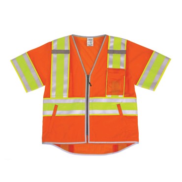 Kishigo 1573 Premium Brilliant Series Ultimate Reflective Class 3 Vest [Orange]