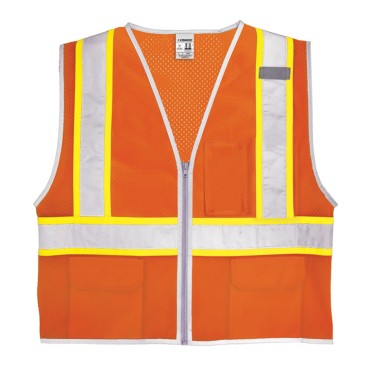 Kishigo 1576 Premium Brilliant Series X Back Dual Compliant Vest [Orange]