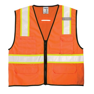 Kishigo 1580 6 Pocket Contrast Vest - Economy [Orange]