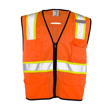 Kishigo 1580 6 Pocket Contrast Vest - Economy [Orange]