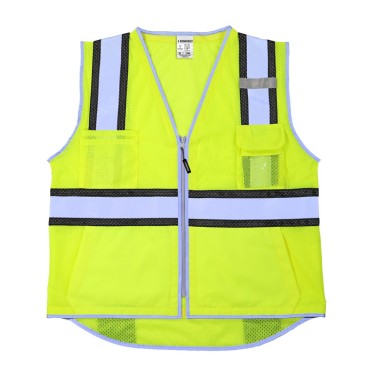 Kishigo 1584 Premium Brilliant Series Ultimate Reflective Contrast Vest [Lime]