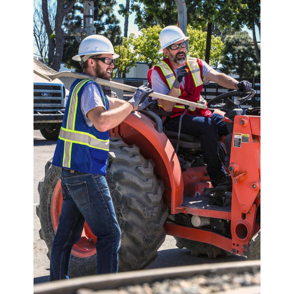 Kishigo B100 Enhanced Visibility Multi Pocket Mesh Vest [Red]