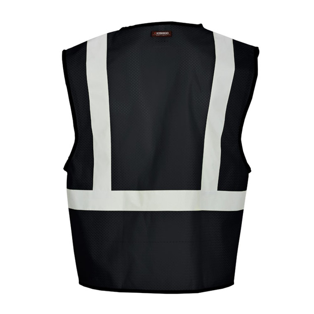 Kishigo B120 Enhanced Visibility Mesh Vest [Black]