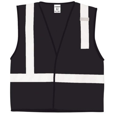 Kishigo B120 Enhanced Visibility Mesh Vest [Black]
