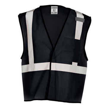 Kishigo B120 Enhanced Visibility Mesh Vest [Black]