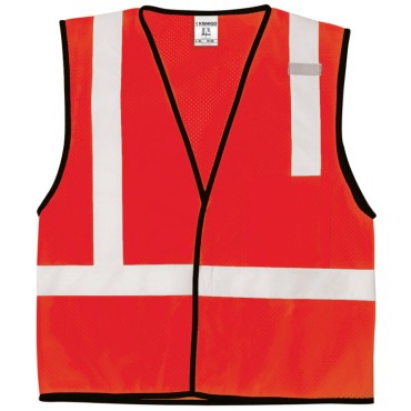 Kishigo B120 Enhanced Visibility Mesh Vest [Red]