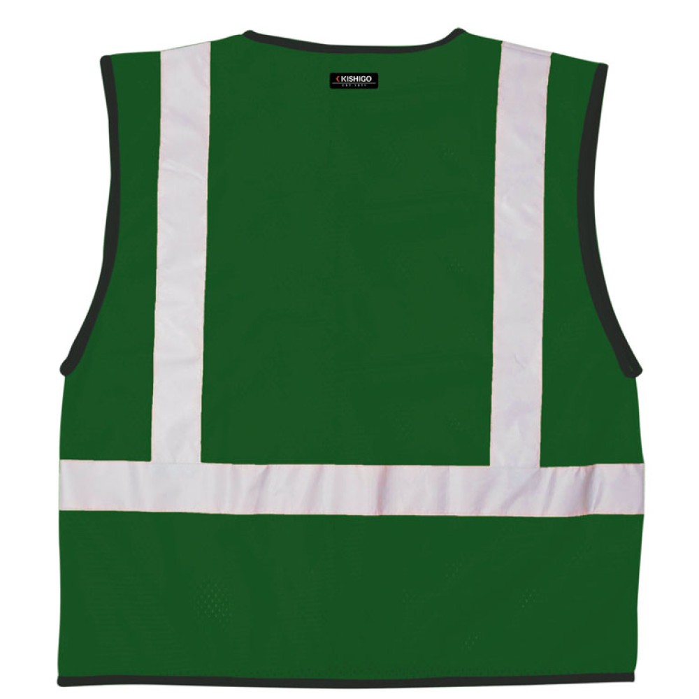 Kishigo B120 Enhanced Visibility Mesh Vest [Green]