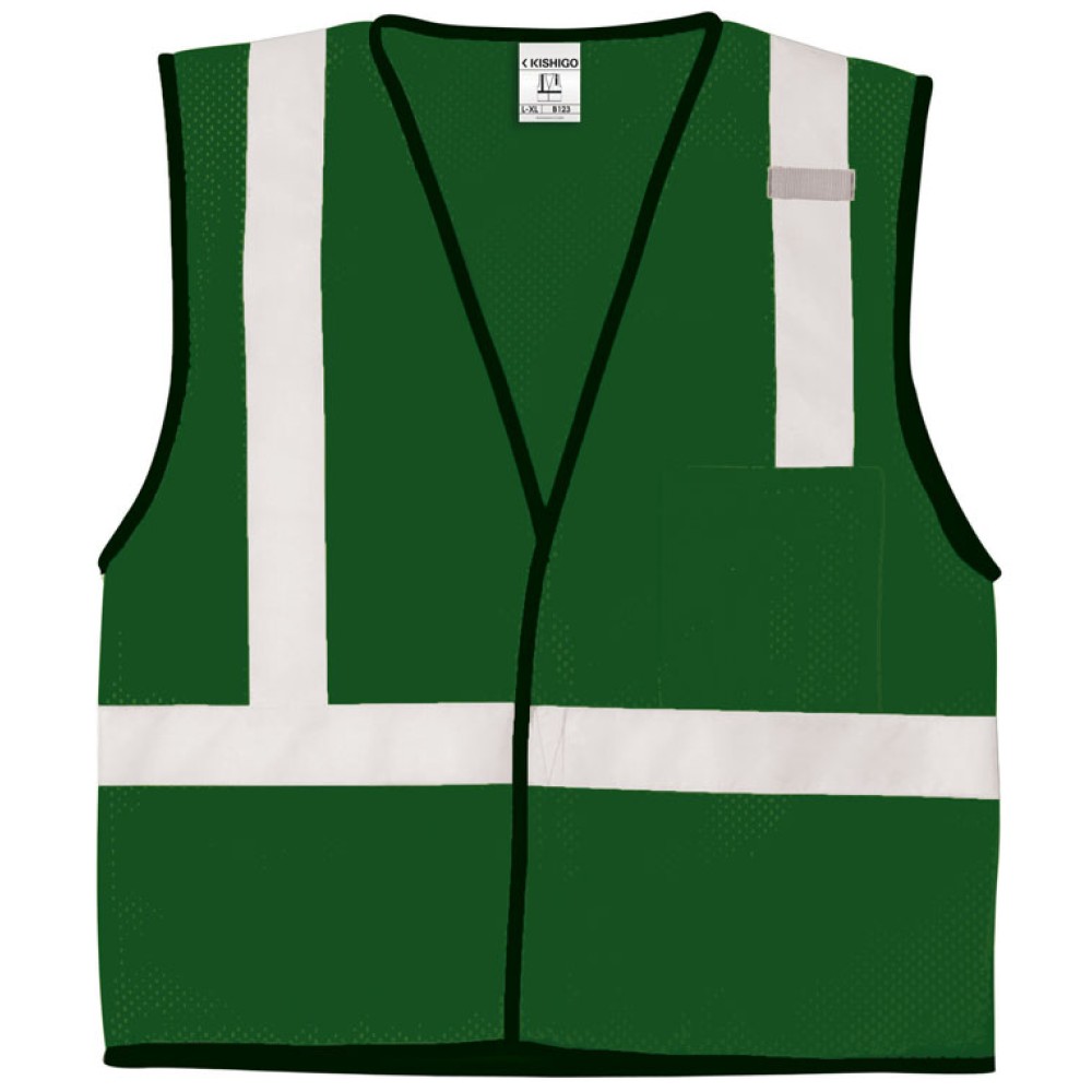 Kishigo B120 Enhanced Visibility Mesh Vest [Green]