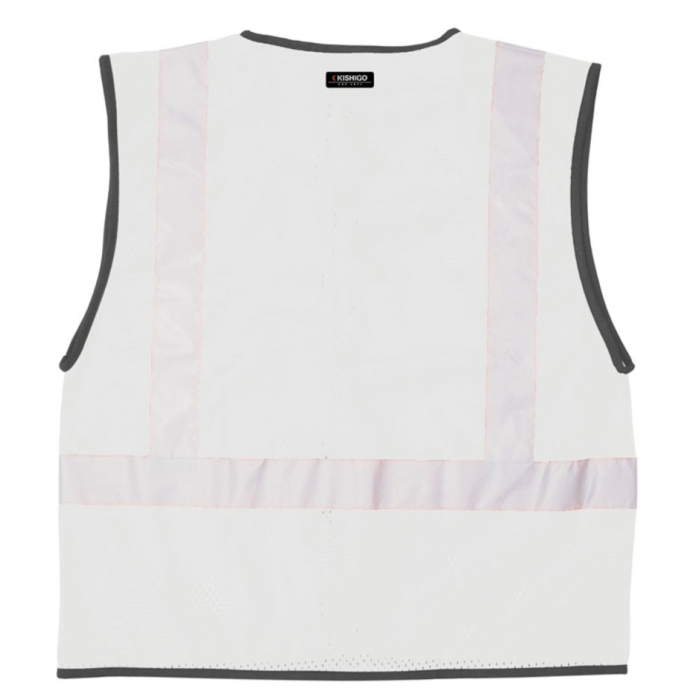 Kishigo B120 Enhanced Visibility Mesh Vest [White]