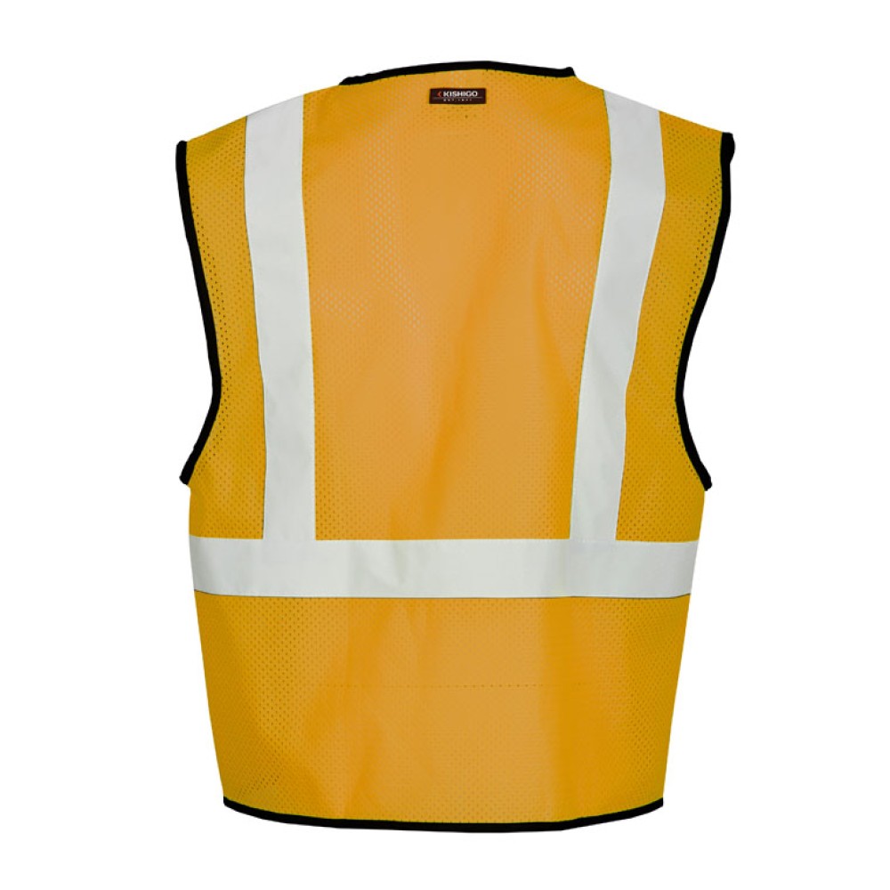 Kishigo B120 Enhanced Visibility Mesh Vest [Yellow]