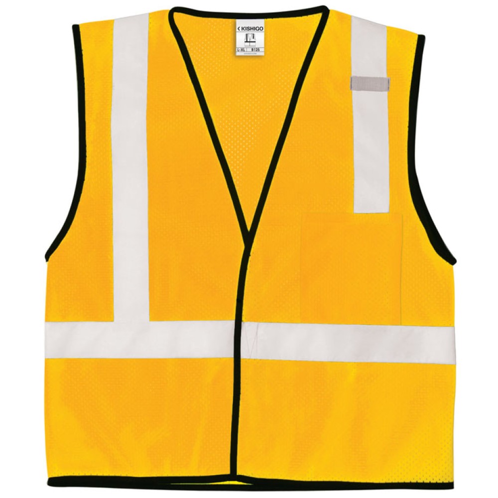Kishigo B120 Enhanced Visibility Mesh Vest [Yellow]