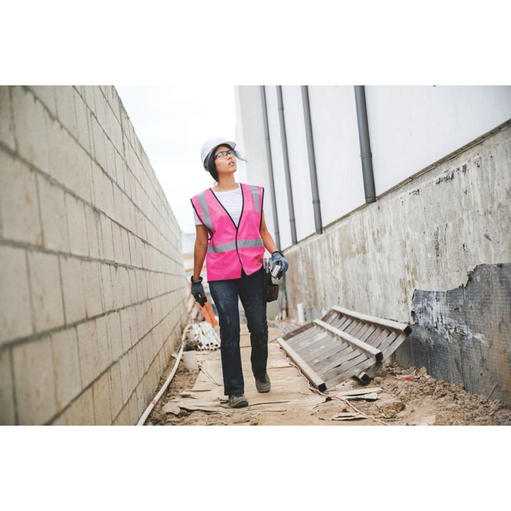 Kishigo B120 Enhanced Visibility Mesh Vest [Pink]