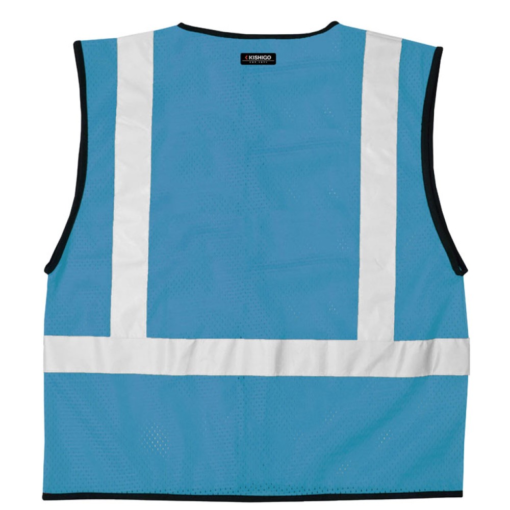 Kishigo B120 Enhanced Visibility Mesh Vest [Electric Blue]