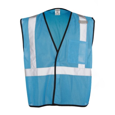 Kishigo B120 Enhanced Visibility Mesh Vest [Electric Blue]