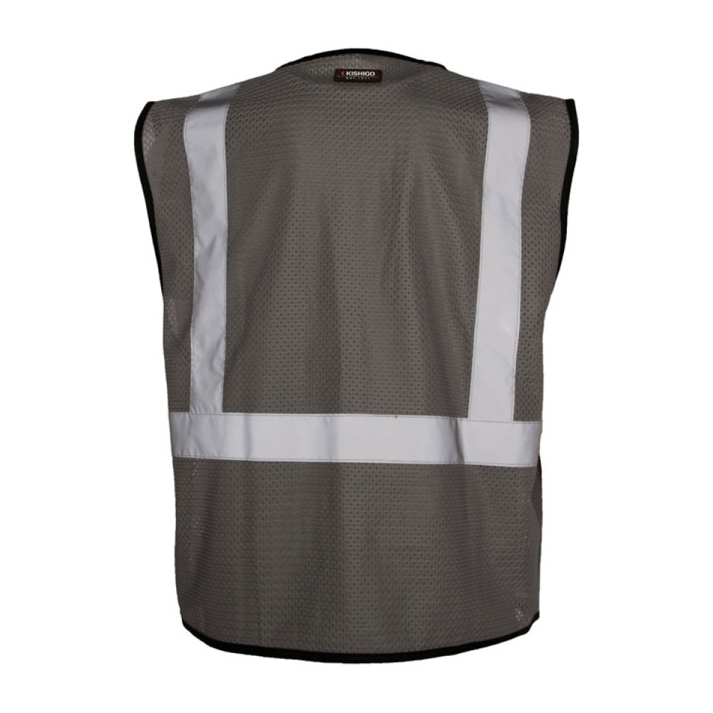 Kishigo B120 Enhanced Visibility Mesh Vest [Gray]