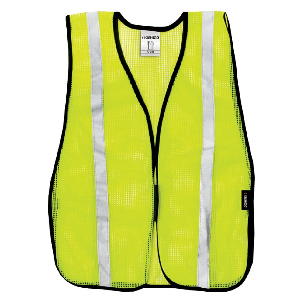 Kishigo PL-V26 LIME, NON-ANSI COMPLIANT, P SERIES MESH VEST