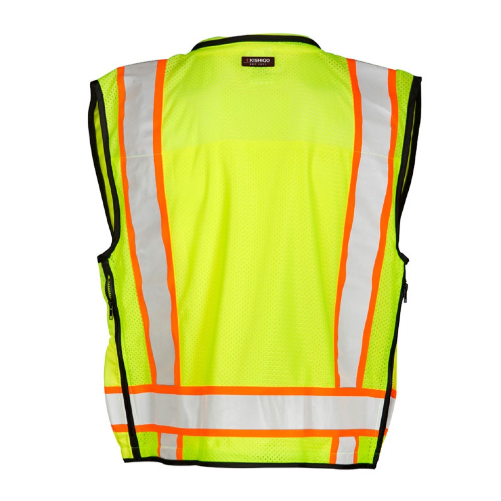 Kishigo S5000 Professional Surveyors Vest [Lime]