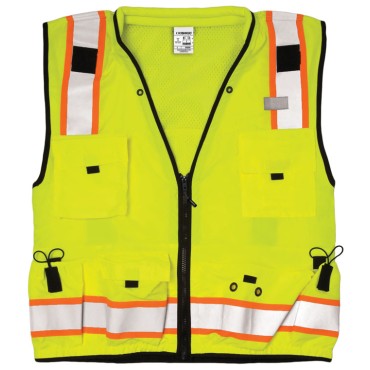 Kishigo S5000 Professional Surveyors Vest [Lime]