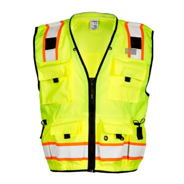 Kishigo S5000 Professional Surveyors Vest [Lime]