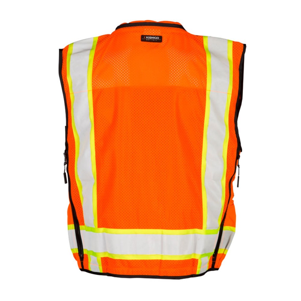 Kishigo S5000 Professional Surveyors Vest [Orange]