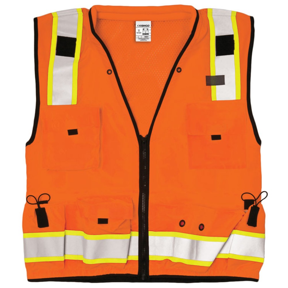 Kishigo S5000 Professional Surveyors Vest [Orange]