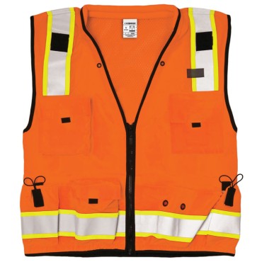 Kishigo S5000 Professional Surveyors Vest [Orange]