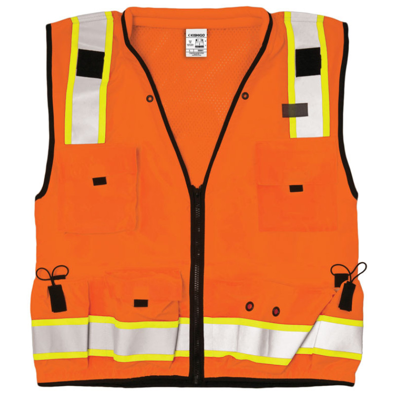 Kishigo S5000 Professional Surveyors Vest [Orange]