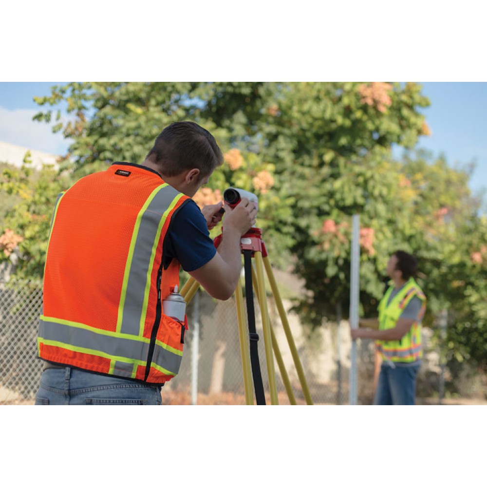 Kishigo S5000 Professional Surveyors Vest [Orange]