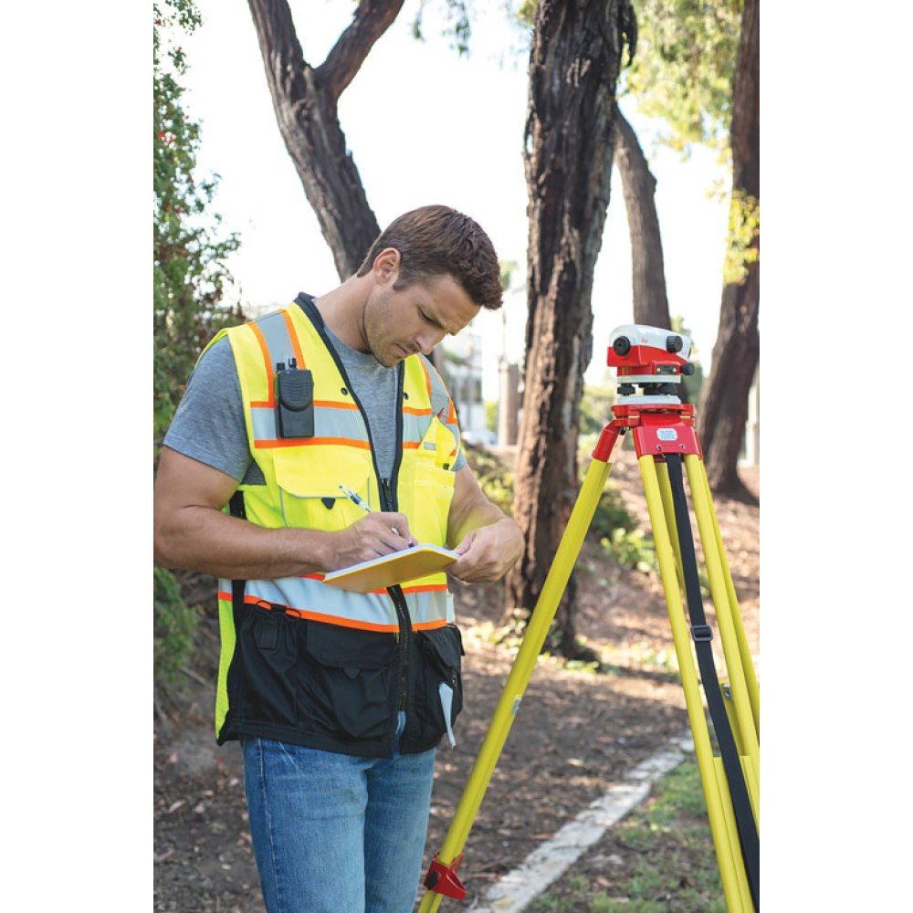Kishigo S5002 Premium Black Series Surveyors Vest [Lime]
