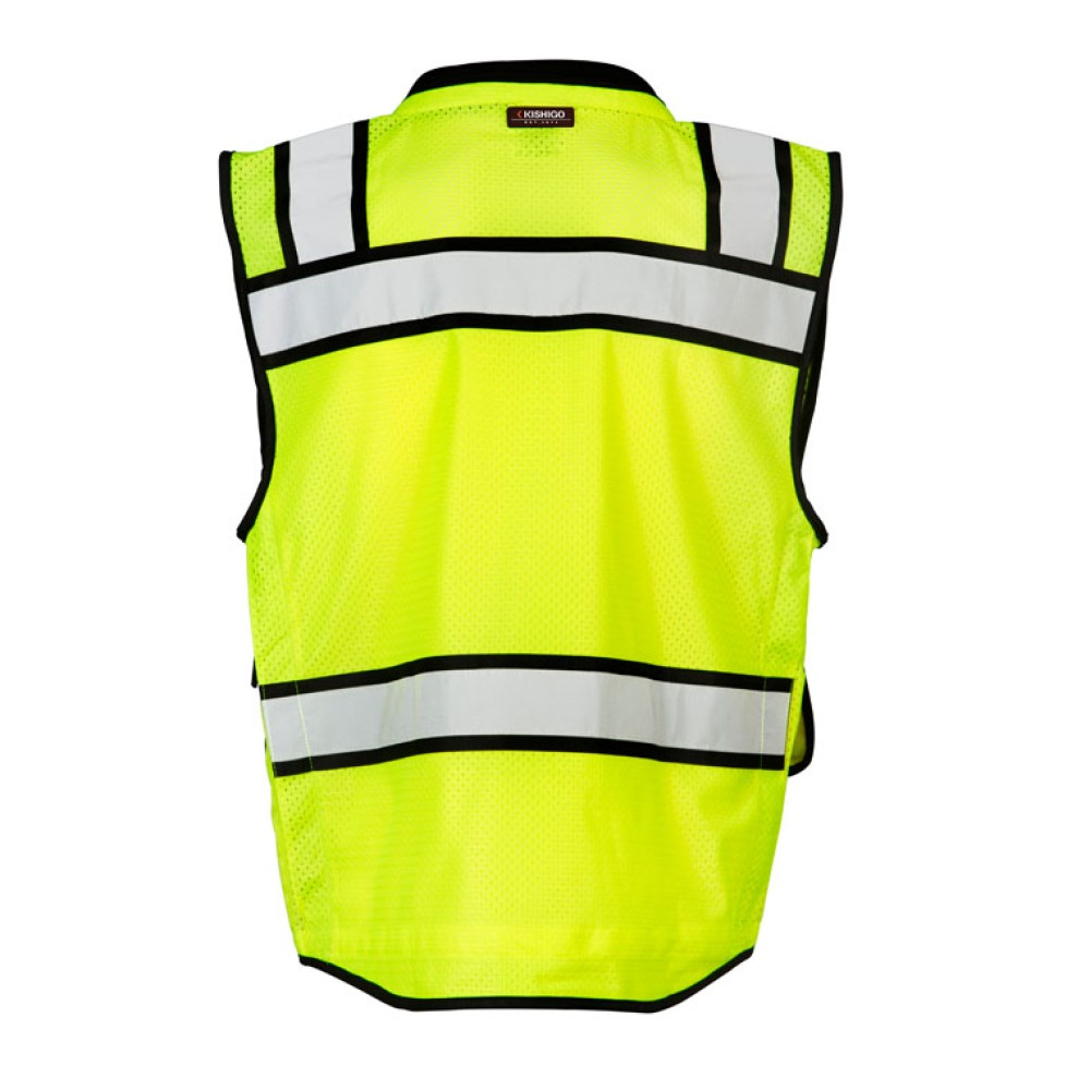 Kishigo S5004 High Performance Surveyors Vest [Lime]