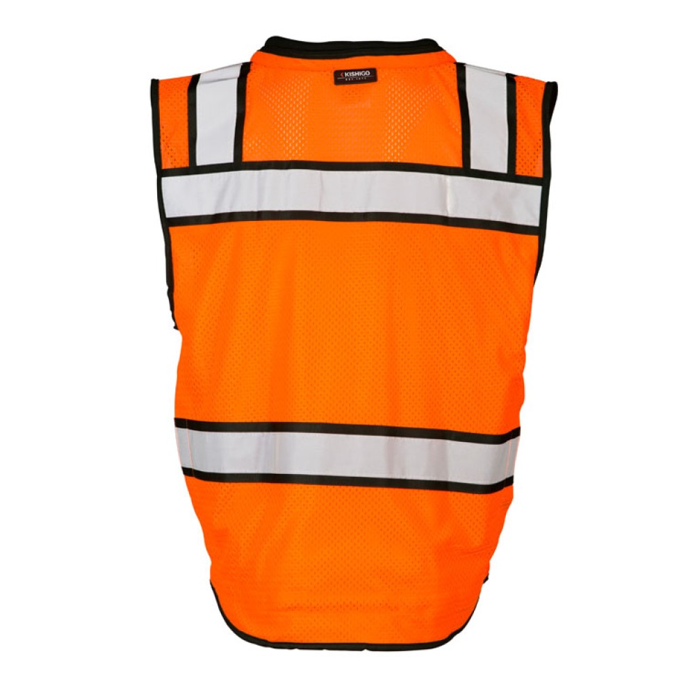 Kishigo S5004 High Performance Surveyors Vest [Orange]