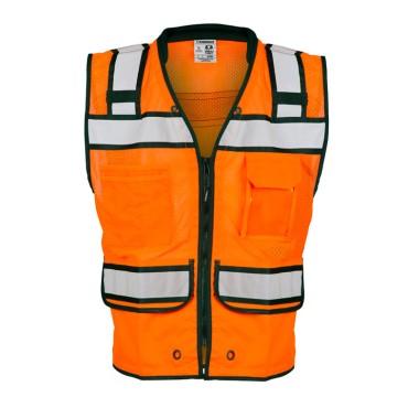 Kishigo S5004 High Performance Surveyors Vest [Orange]