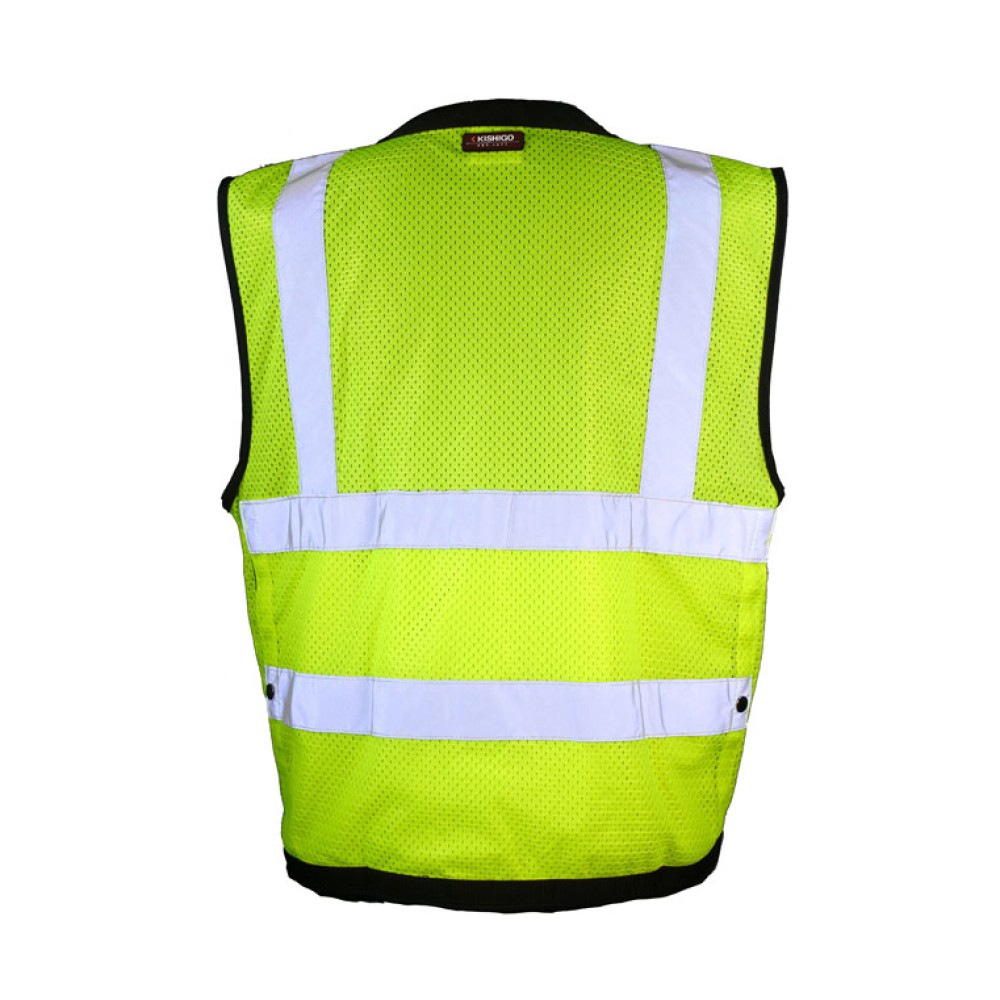Kishigo S5008Z Surveyors Vest - Economy [Lime]