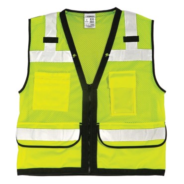 Kishigo S5008Z Surveyors Vest - Economy [Lime]