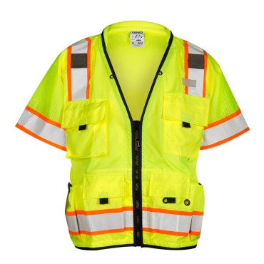 Kishigo S5010 Professional Surveyors Vest [Lime]