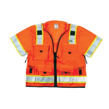 Kishigo S5010 Professional Surveyors Vest [Orange]