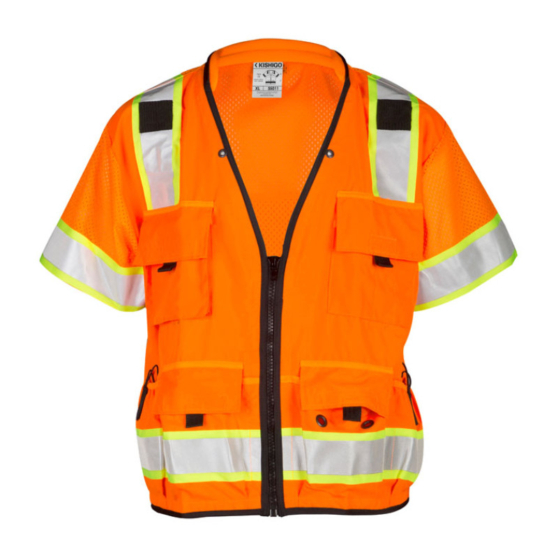 Kishigo S5010 Professional Surveyors Vest [Orange]