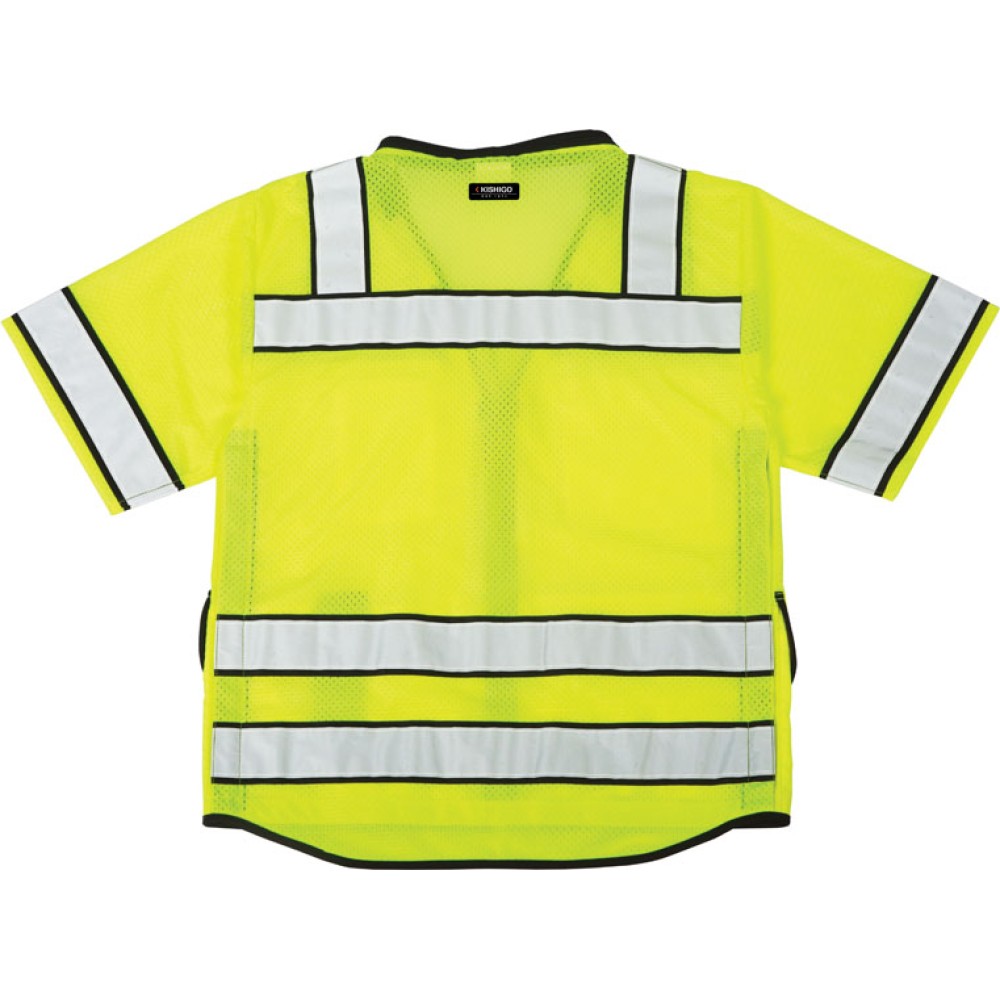 Kishigo S5014 High Performance Surveyors Vest [Lime]