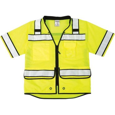 Kishigo S5014 High Performance Surveyors Vest [Lime]