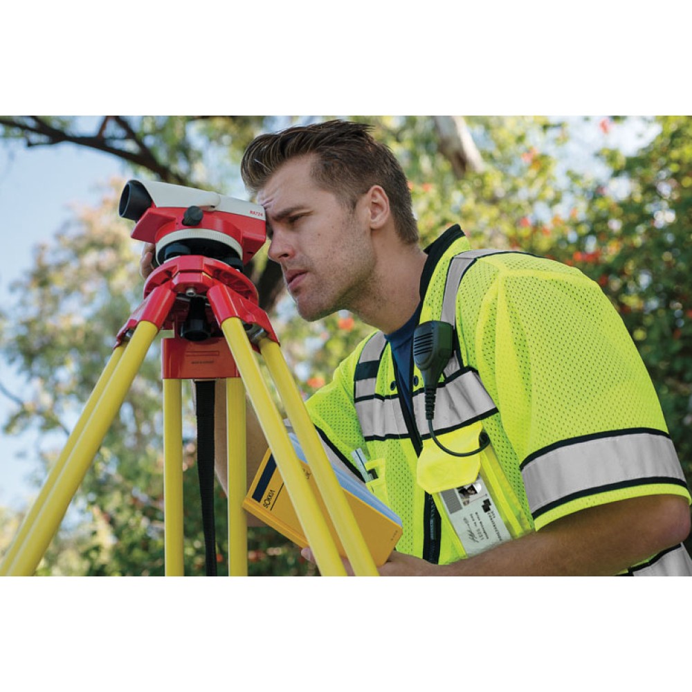Kishigo S5014 High Performance Surveyors Vest [Lime]