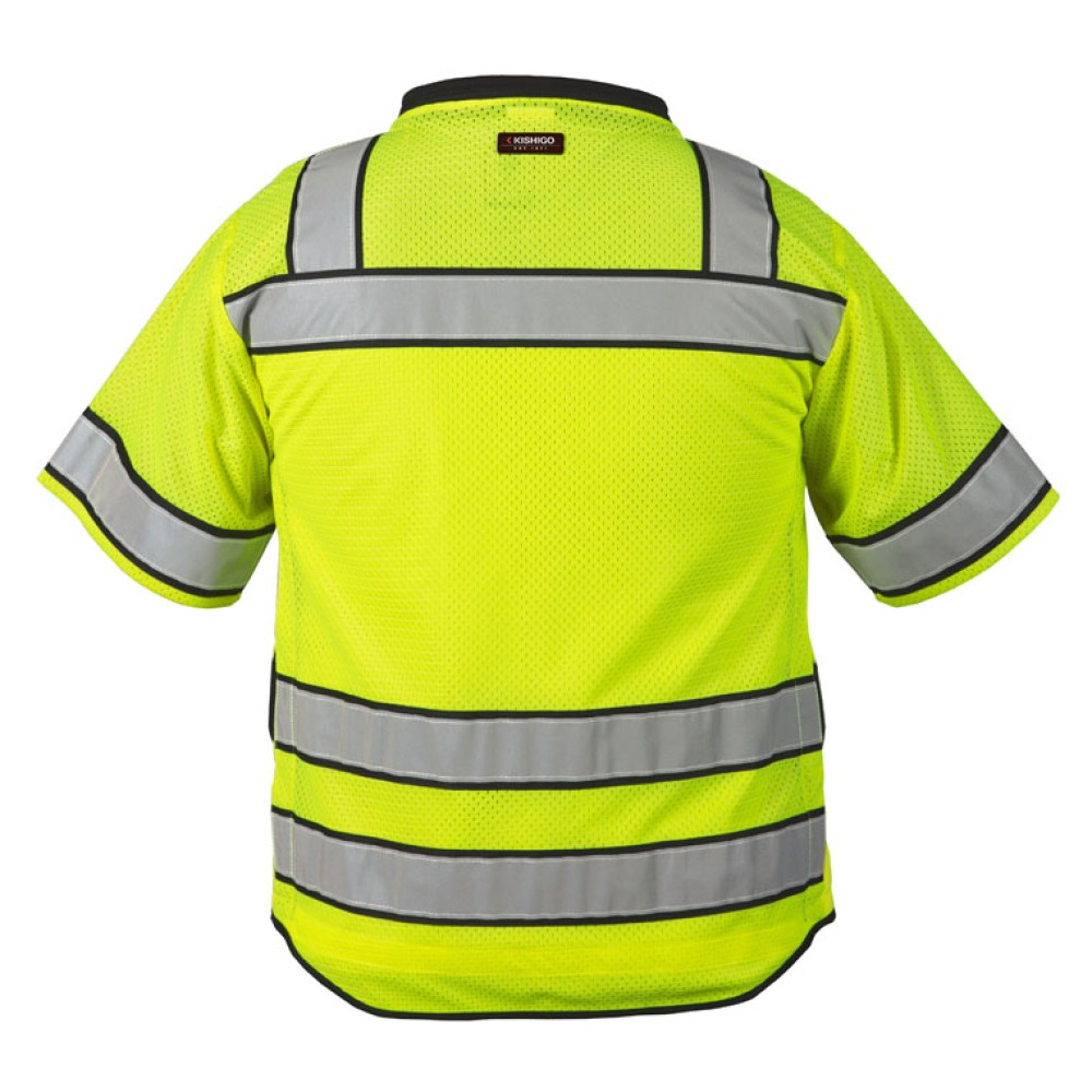 Kishigo S5014 High Performance Surveyors Vest [Lime]
