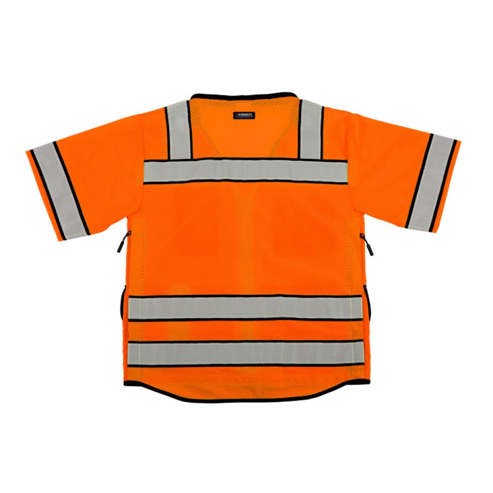 Kishigo S5014 High Performance Surveyors Vest [Orange]