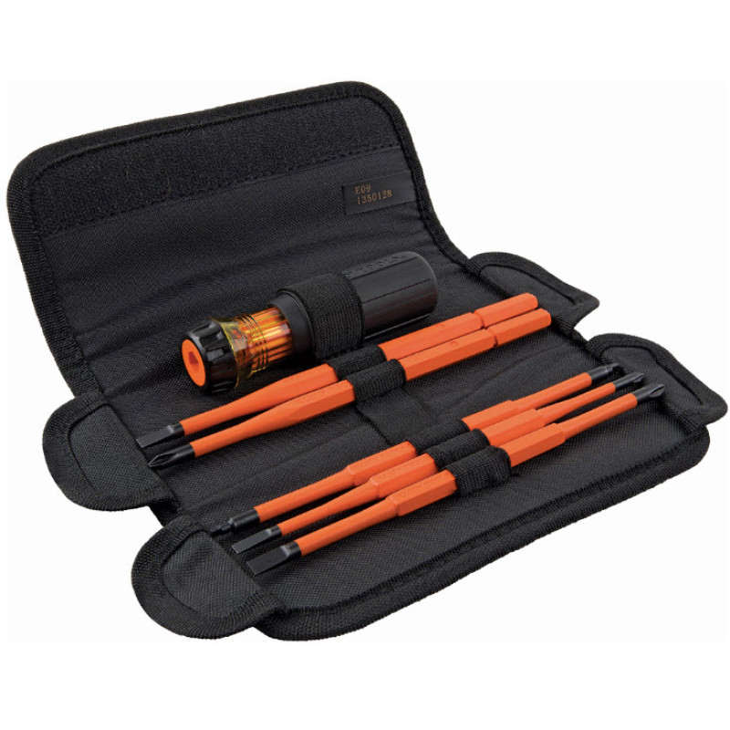 Klein 32288 8 in 1 Insulated Interchangeable Screwdriver Set