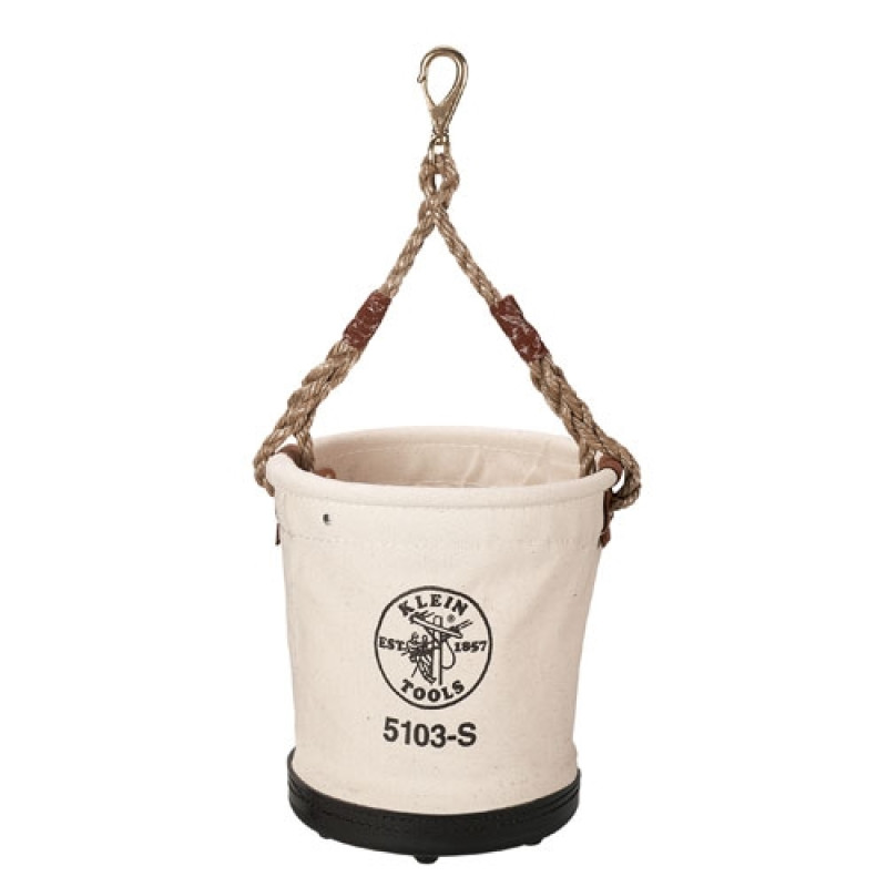 Klein 5103S Bucket #4 Canvas Molded Bottom