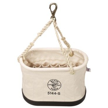 Klein 5144S 15 Pockets Bucket #6 Canvas Oval