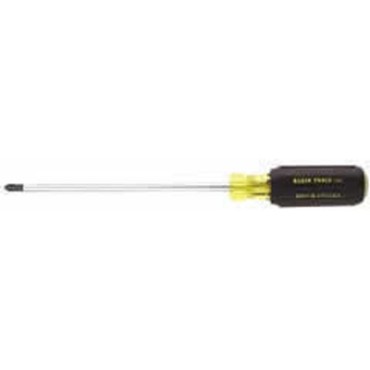 Klein 605-6 6" Screwdriver 1/4" Shank Cabinet-Tip Screwdriver