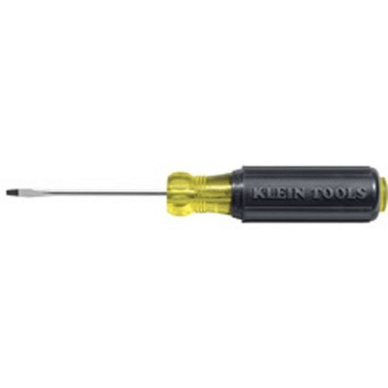Klein Tools 606-2 1/16" Keystone Tip Mini Screwdriver - 2" Round Shank