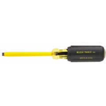 Klein Coated 5/16" Cabinet-Tip Screwdriver 6" Round-Shank